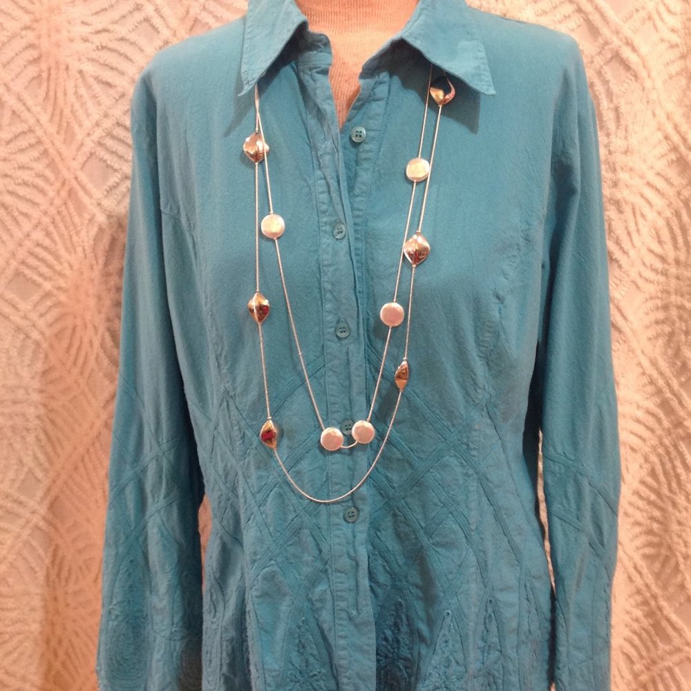 Natural Fashions by G. designs XL womens blouse